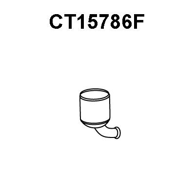 Soot/Particulate Filter, exhaust system (CT15786F)