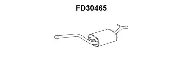 Centre Muffler (FD30465)