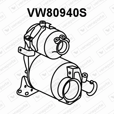Soot/Particulate Filter, exhaust system (VW80940S)