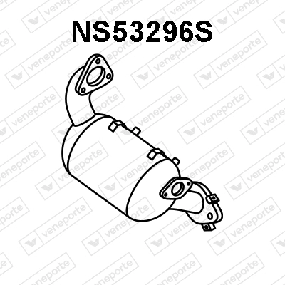 Soot/Particulate Filter, exhaust system (NS53296S)