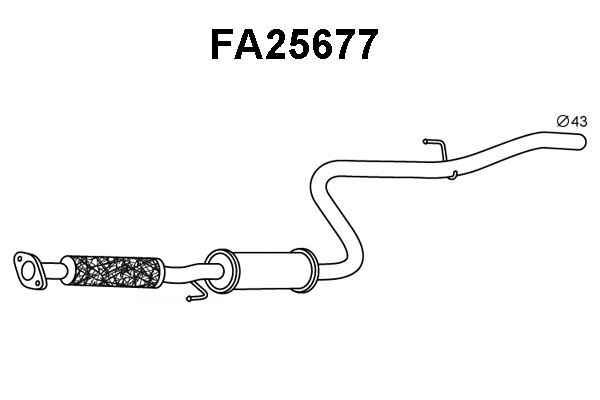 Rear Muffler (FA25677)