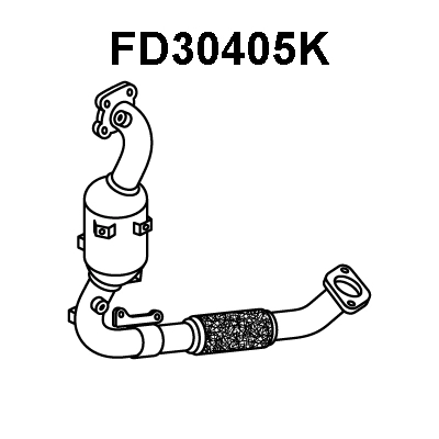 Catalytic Converter (FD30405K)