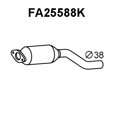 Catalytic Converter (FA25588K)