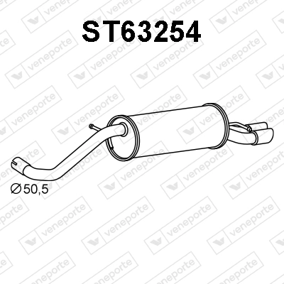 Rear Muffler (ST63254)