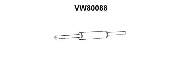 Front Muffler (VW80088)