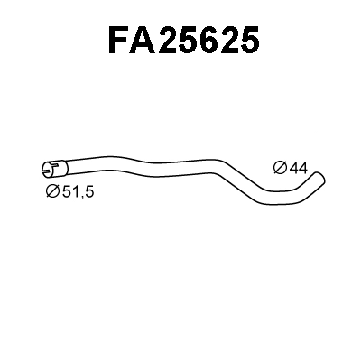 Exhaust Pipe (FA25625)