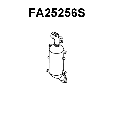 Soot/Particulate Filter, exhaust system (FA25256S)