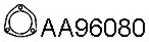 Gasket, exhaust pipe (AA96080)
