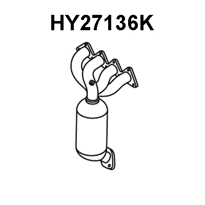 Manifold Catalytic Converter (HY27136K)