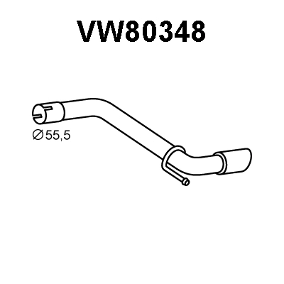 Exhaust Pipe (VW80348)