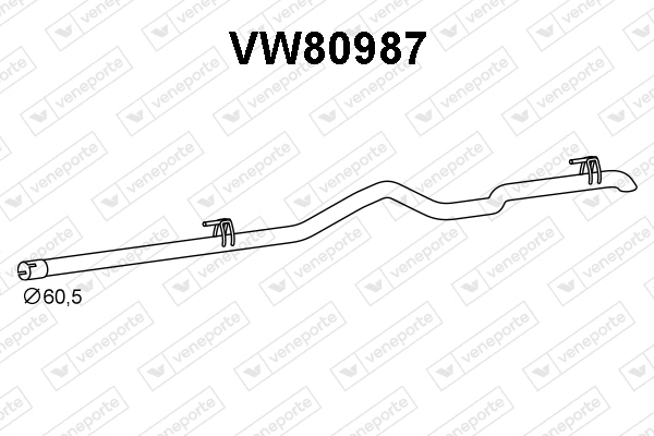 Exhaust Pipe (VW80987)