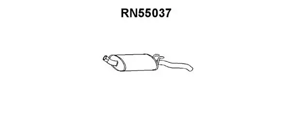 Rear Muffler (RN55037)
