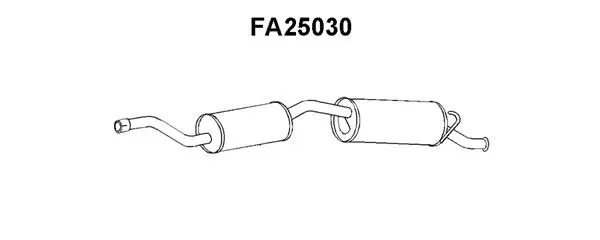 Rear Muffler (FA25030)