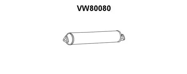 Front Muffler (VW80080)