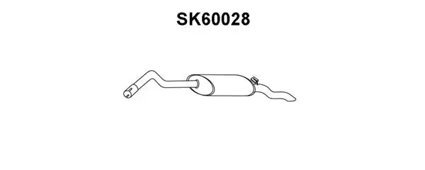 Rear Muffler (SK60028)