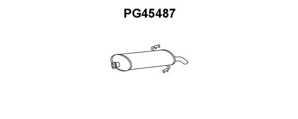 Rear Muffler (PG45487)