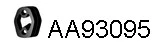 Rubber Strip, exhaust system (AA93095)