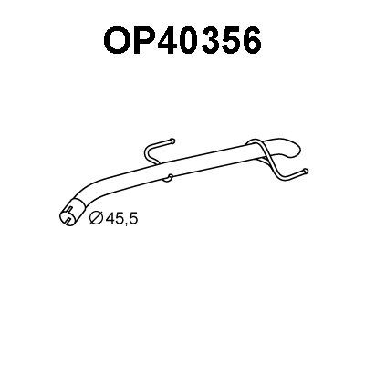 Exhaust Pipe (OP40356)