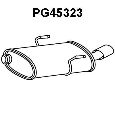 Rear Muffler (PG45323)