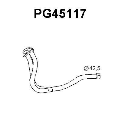 Exhaust Pipe (PG45117)