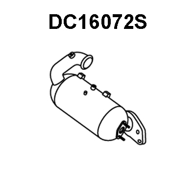 Soot/Particulate Filter, exhaust system (DC16072S)