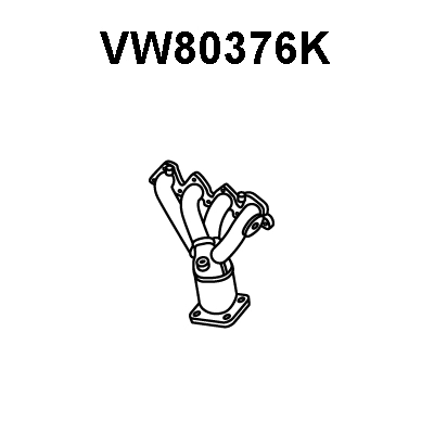 Manifold Catalytic Converter (VW80376K)