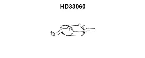 Rear Muffler (HD33060)