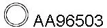 Seal Ring, exhaust pipe (AA96503)