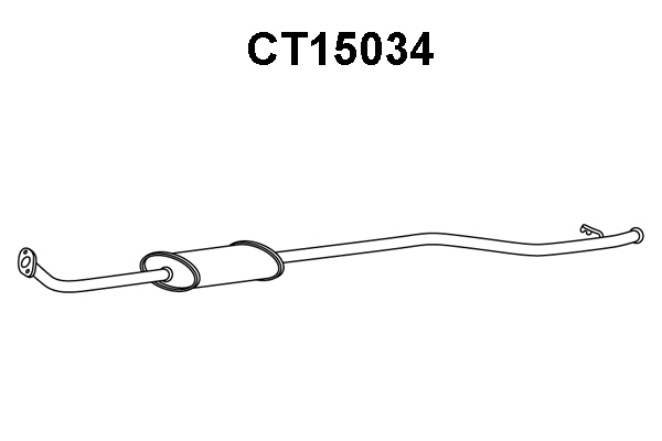 Front Muffler (CT15034)
