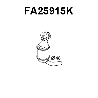 Catalytic Converter (FA25915K)