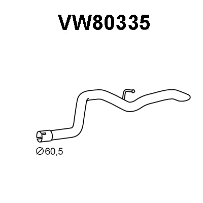 Exhaust Pipe (VW80335)