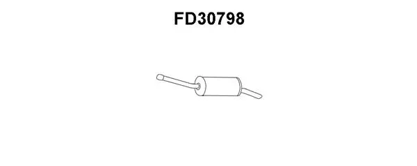 Rear Muffler (FD30798)