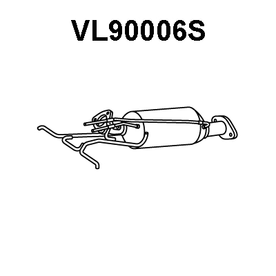 Soot/Particulate Filter, exhaust system (VL90006S)