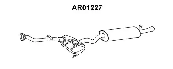 Rear Muffler (AR01227)