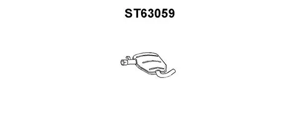 Centre Muffler (ST63059)