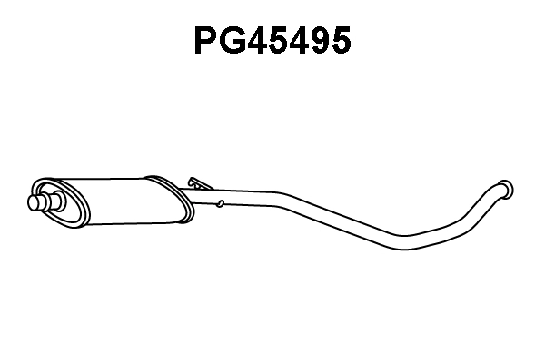 Front Muffler (PG45495)