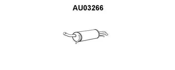 Rear Muffler (AU03266)
