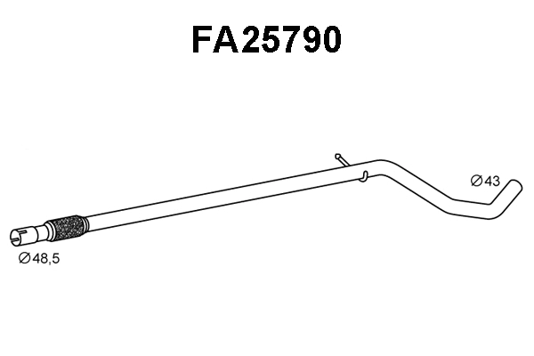 Exhaust Pipe (FA25790)