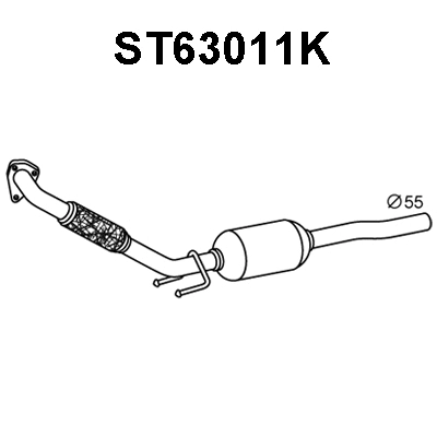 Catalytic Converter (ST63011K)