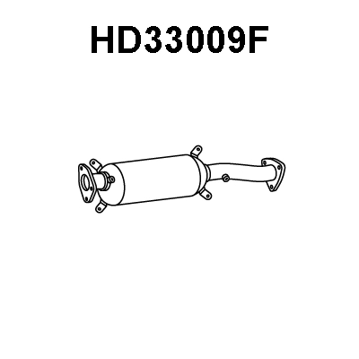 Soot/Particulate Filter, exhaust system (HD33009F)