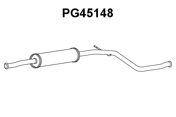 Front Muffler (PG45148)
