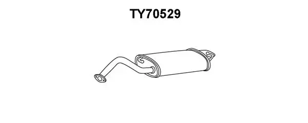 Rear Muffler (TY70529)
