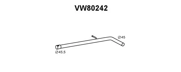 Exhaust Pipe (VW80242)