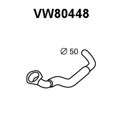 Exhaust Pipe (VW80448)