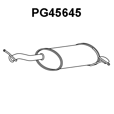 Rear Muffler (PG45645)