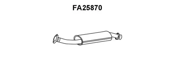 Front Muffler (FA25870)