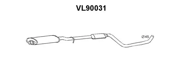 Front Muffler (VL90031)