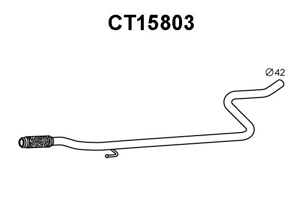 Exhaust Pipe (CT15803)