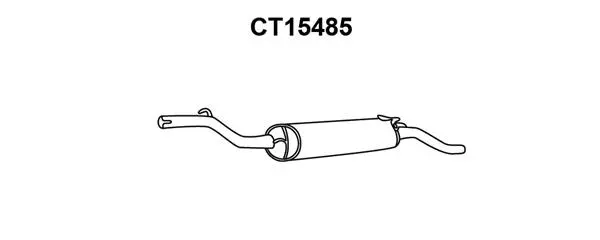 Rear Muffler (CT15485)