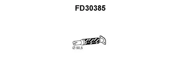 Repair Pipe, catalytic converter (FD30385)